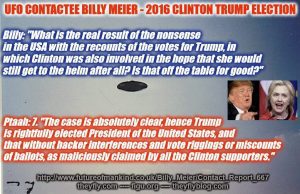 UFO Contactee Billy Meier - 2016 Clinton Trump Election.jpg
