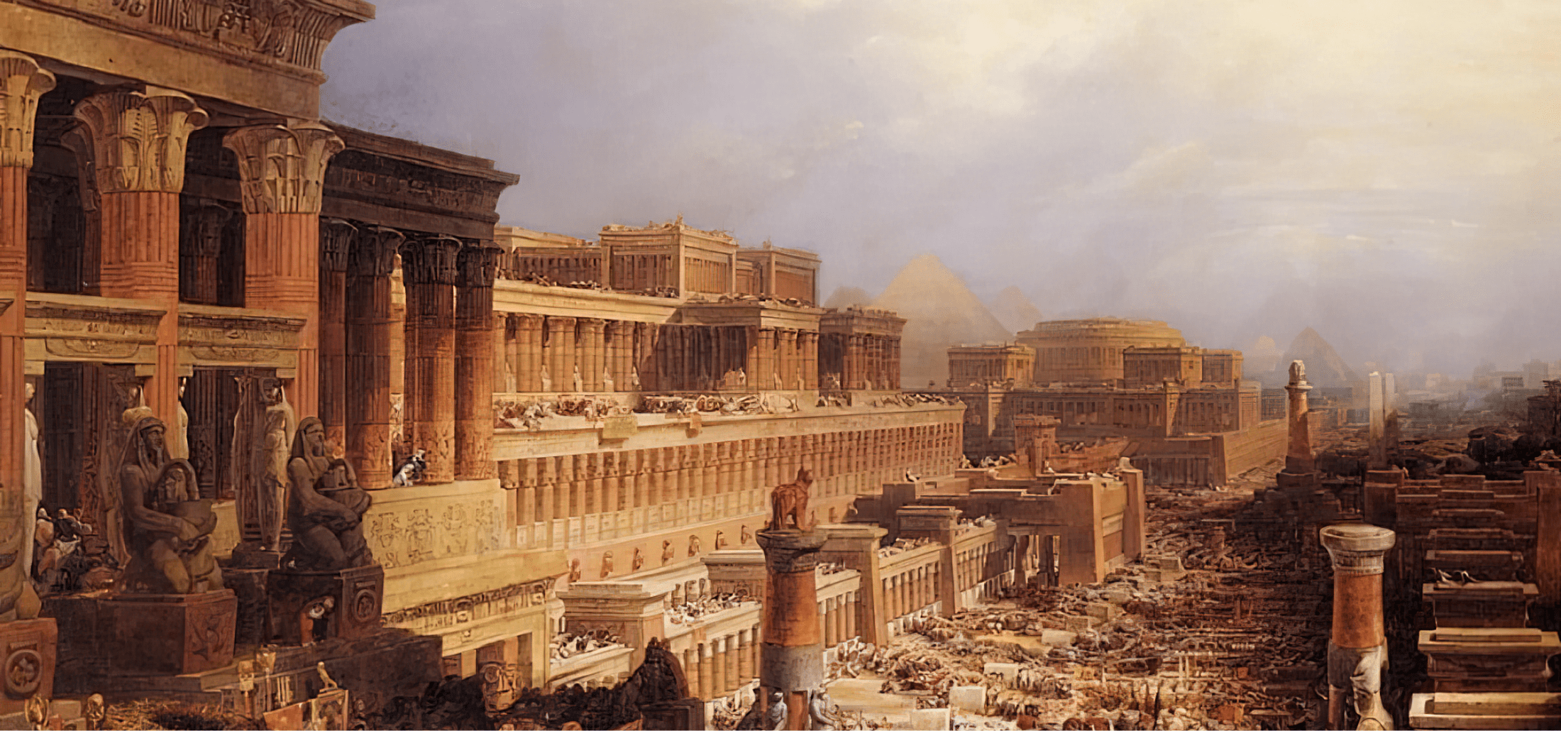 what did the great library of alexandria look like